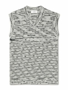 Mr P. - Space-Dyed Wool Sweater Vest - Gray