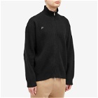 Pangaia Men's Recycled Cashmere Compact Zipped Sweater in Black
