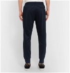 PS by Paul Smith - Slim-Fit Striped Cotton-Blend Jersey Sweatpants - Navy