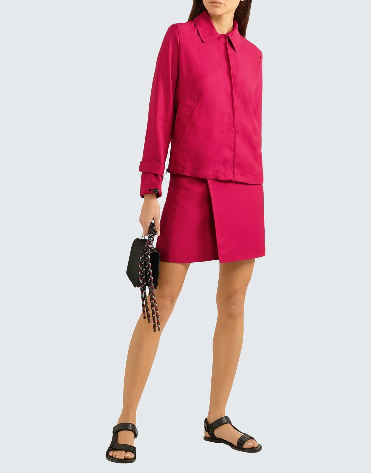 Wales Bonner Womens Jacket in Fuchsia