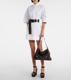 Givenchy Voyou Medium suede shoulder bag