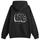 Nike Solo Fleece Hoodie in Black/Malachite