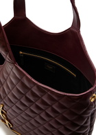 Saint Laurent Icare Quilted Leather Tote bag - Bordeaux - One Size