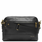 Master-Piece Gloss Leather Shoulder Bag - Small in Black 