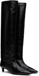 Jil Sander Black High Tall Boots
