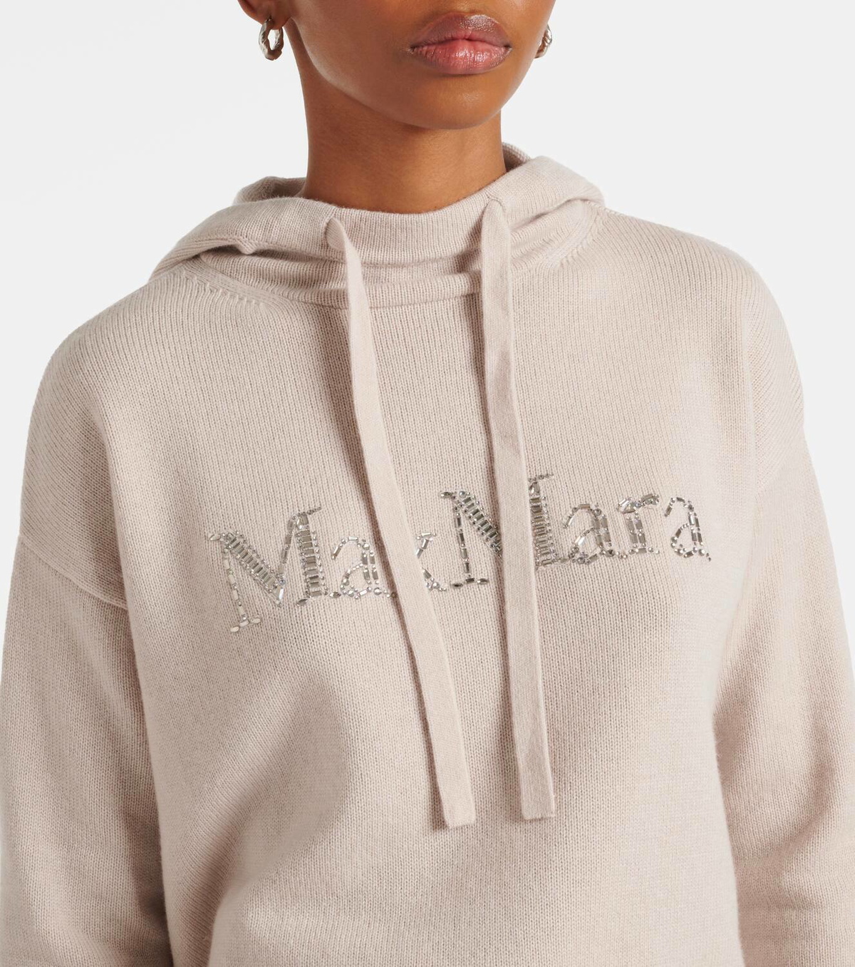 S Max Mara Gorizia wool and cashmere hoodie S Max Mara