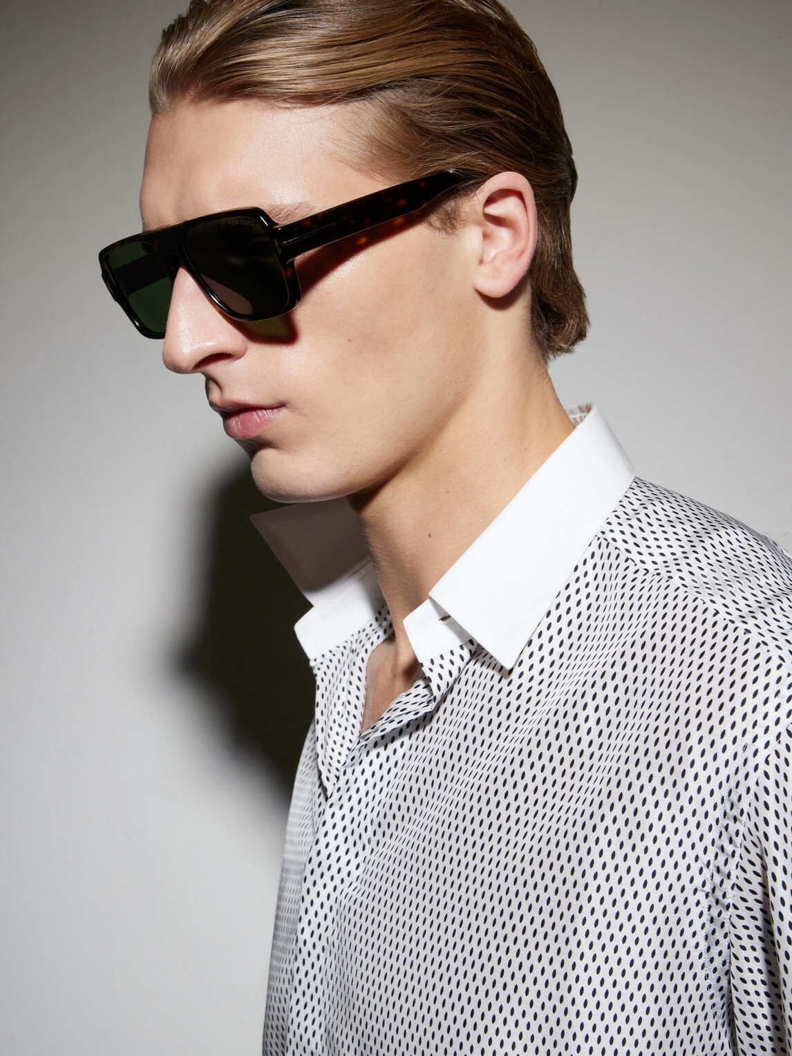 TOM FORD - Sean-02 Rectangular-Frame Tortoiseshell Acetate Sunglasses - Brown