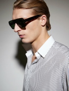 TOM FORD - Sean-02 Rectangular-Frame Tortoiseshell Acetate Sunglasses - Brown