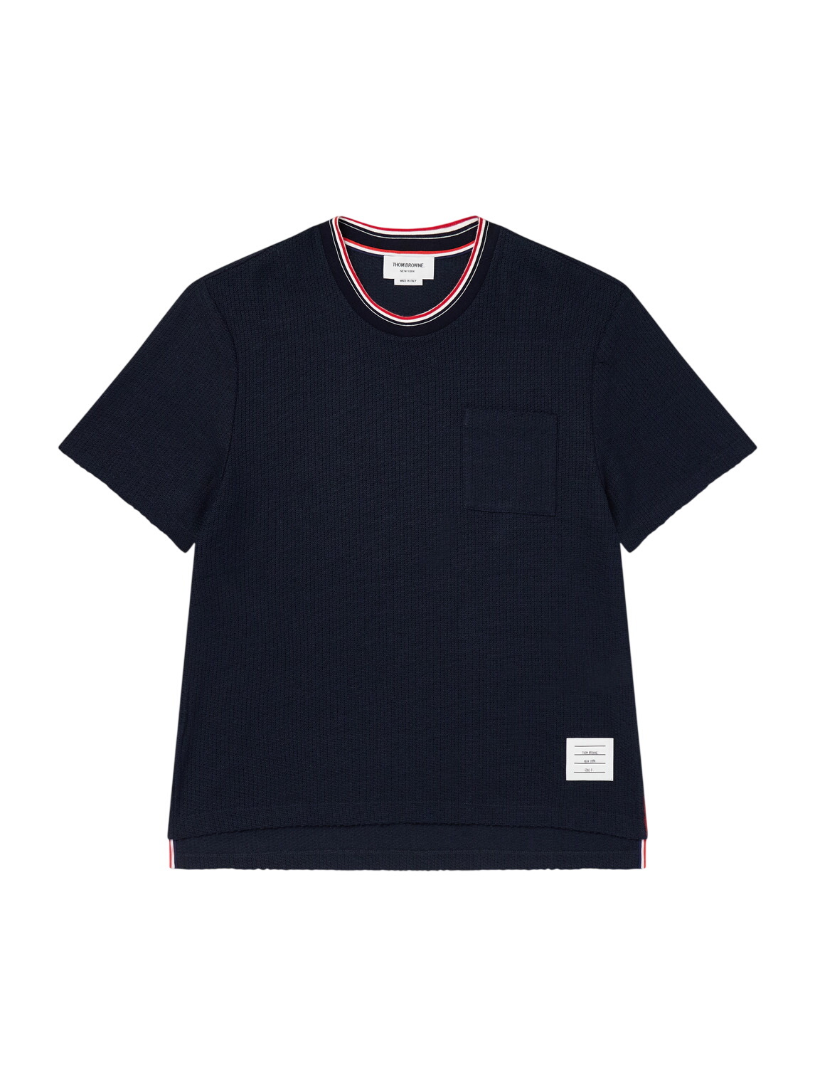 Thom Browne Navy Compression T-Shirt Thom Browne