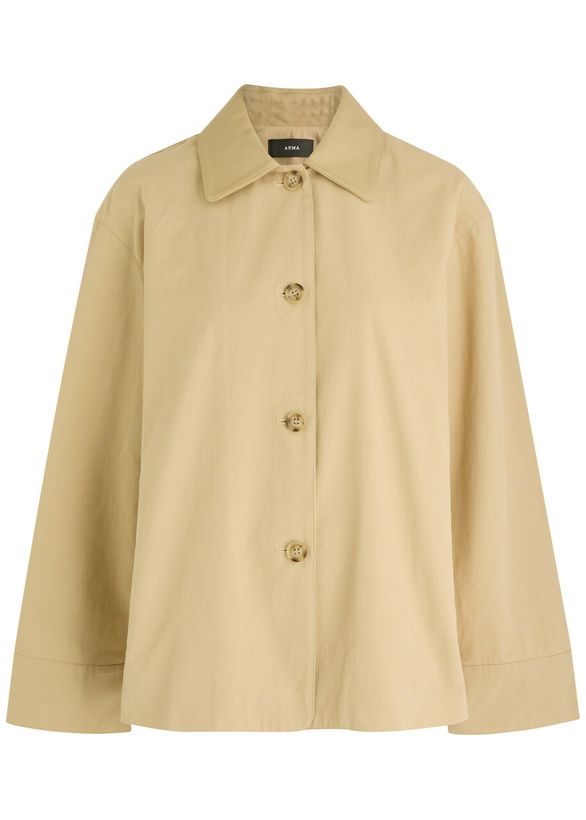 Photo: Arma Sina Cotton Overshirt Jacket Beige