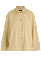 Arma Sina Cotton Overshirt Jacket Beige