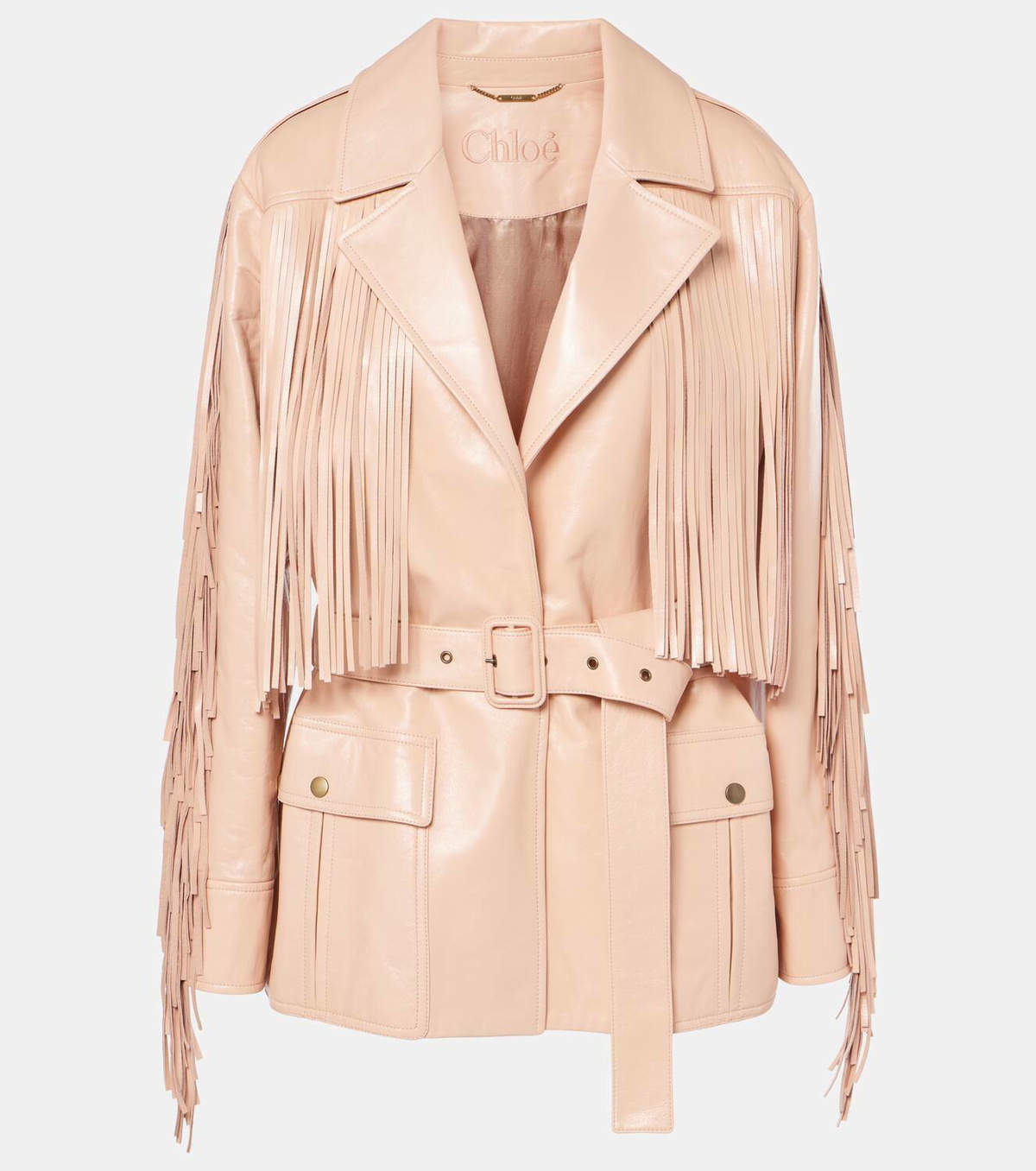 ジャケット・アウター chloe Chloé Short Blouson In Leather | Chloé US