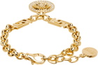 Versace Gold Crystal 'La Medusa' Bracelet