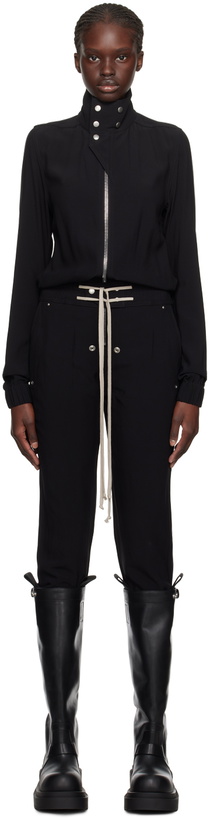 Photo: Rick Owens Black Bauhaus Jumpsuit