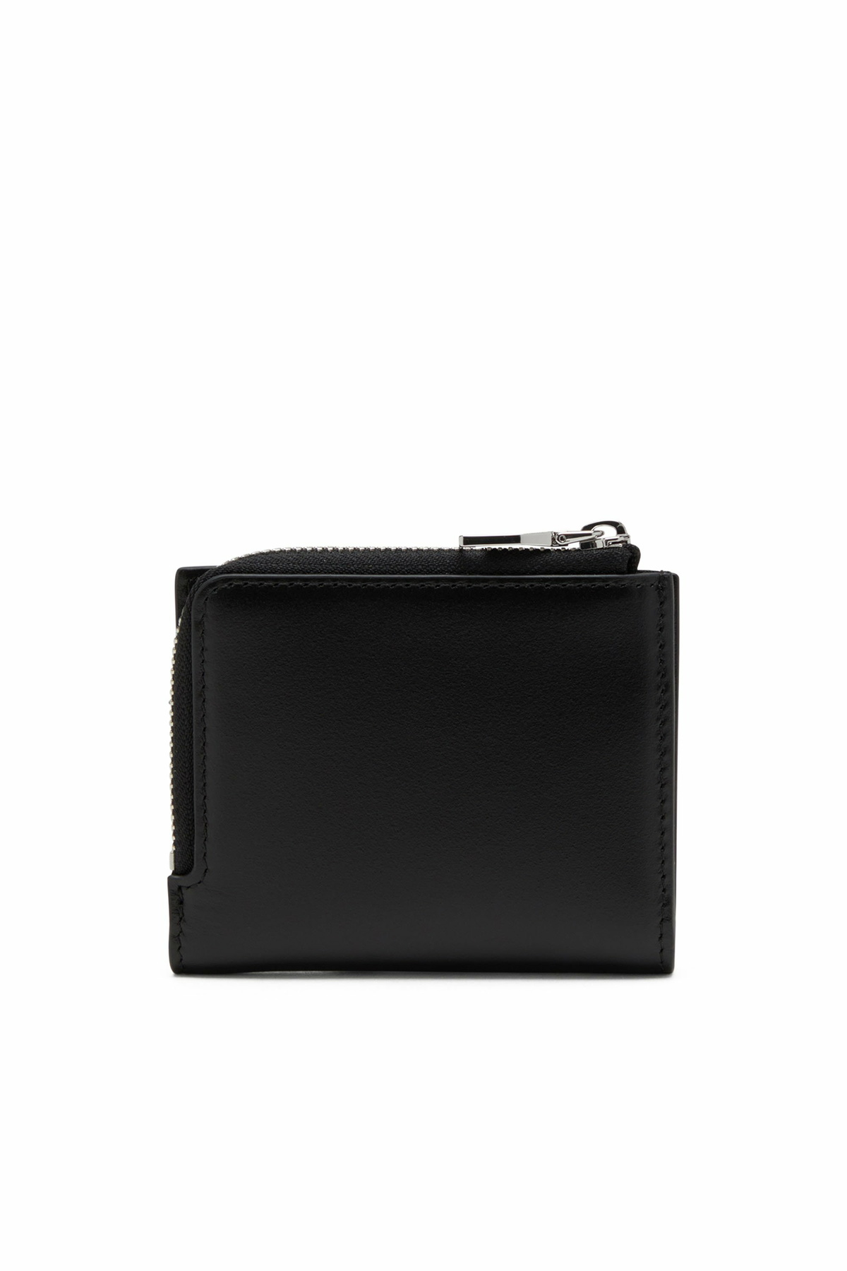 Diesel Bi-fold card holder in nappa leather - Card cases Womens in Black
