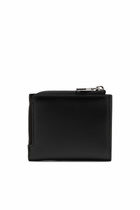 Diesel Bi-fold card holder in nappa leather - Card cases Womens in Black