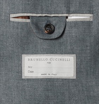 Brunello Cucinelli - Slim-Fit Linen Blazer - Gray