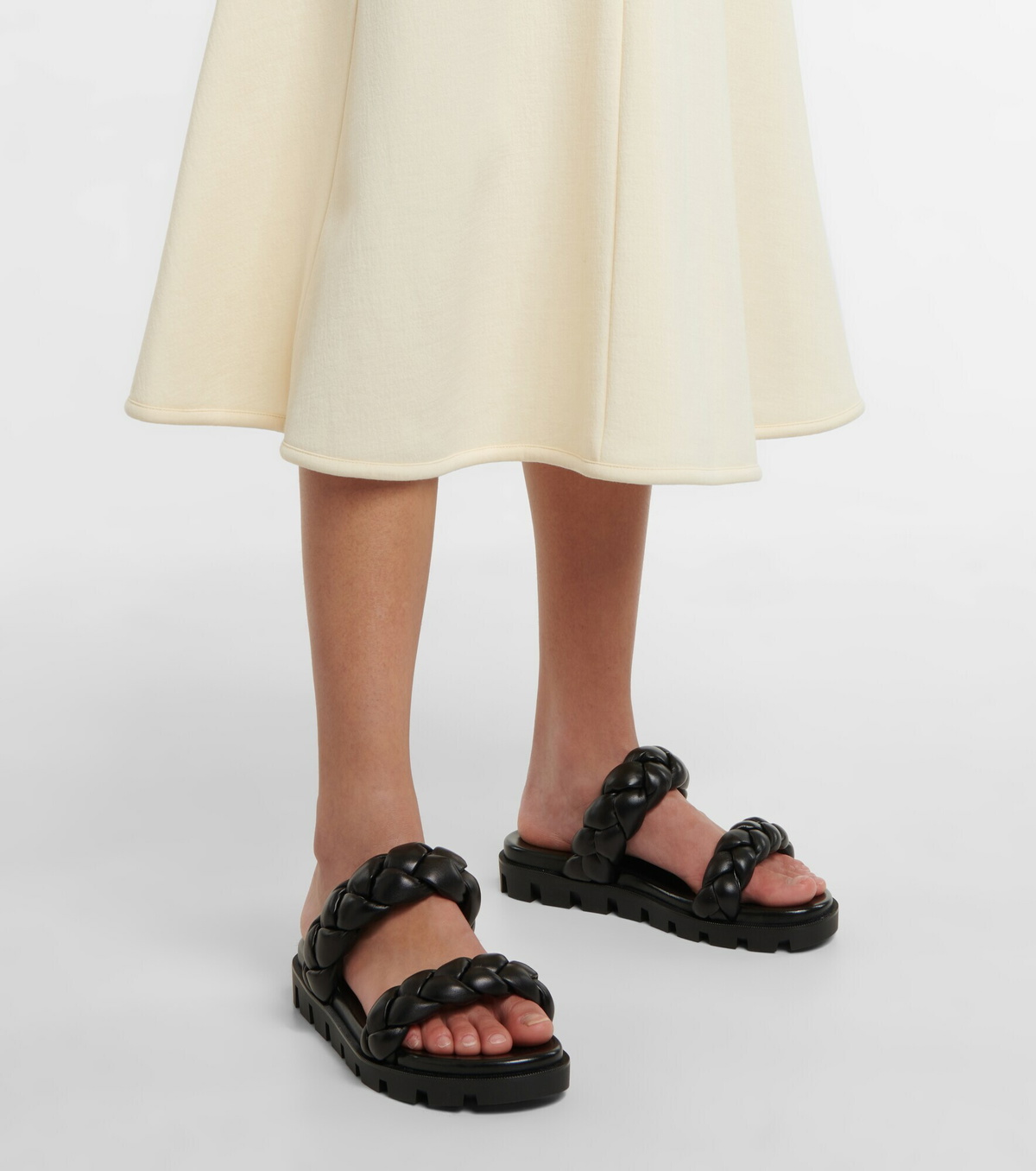 Christian Louboutin - Just Brio leather sandals Christian