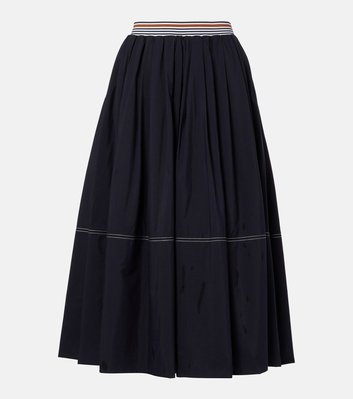 Veronica Beard Evelina cotton and silk maxi skirt