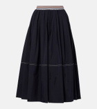 Veronica Beard Evelina cotton and silk maxi skirt
