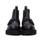 Valentino Black Valentino Garavani VLTN Beatle Chelsea Boots