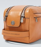 Brunello Cucinelli Leather toiletry bag