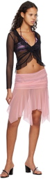 Gimaguas Pink Disco Midi Skirt