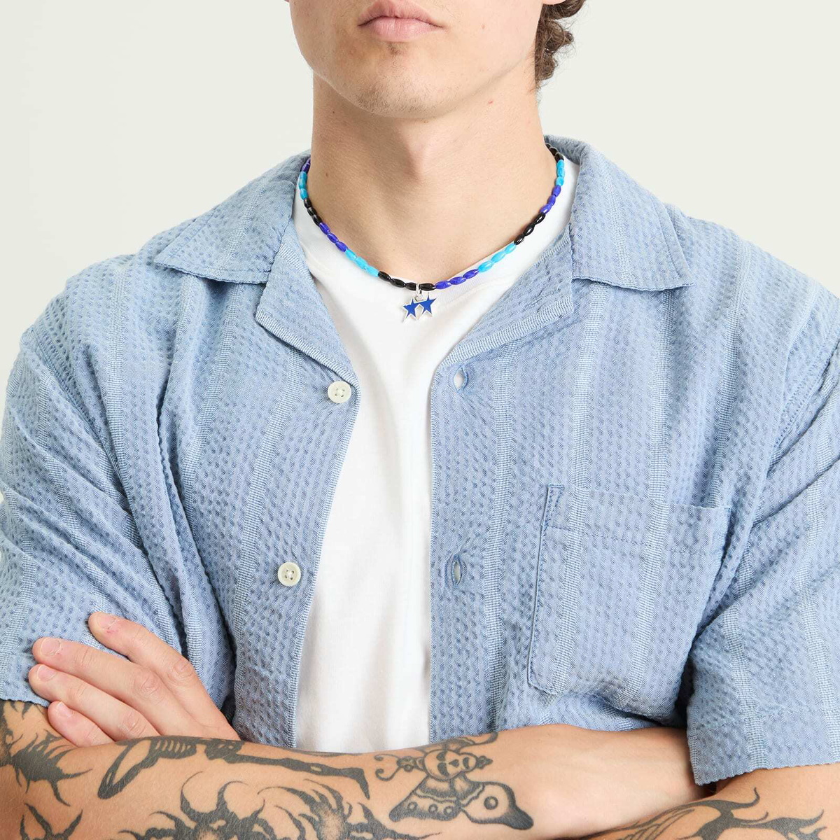 TwoJeys Ocean Icon Necklace - Presented by END. in Silver 
