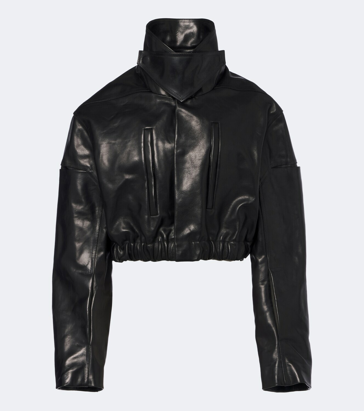 Rick Owens Cropped leather jacket