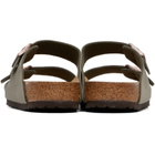 Birkenstock Gray Regular Arizona Birkibuc Sandals