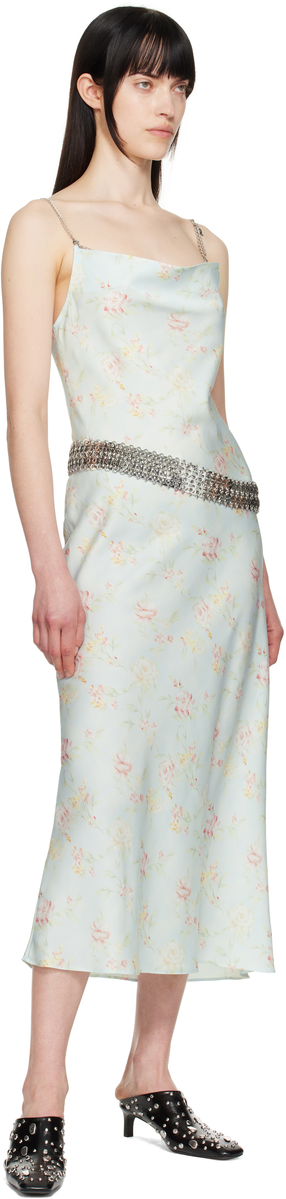 Rabanne Silver Jewel Belt
