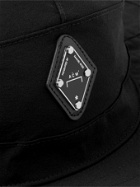 A-COLD-WALL* - Logo-Appliquéd Stretch-Nylon Bucket Hat - Black