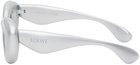 LOEWE Silver Inflated Butterfly Sunglasses