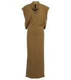 Petar Petrov Avis draped twill maxi dress