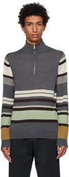 Paul Smith Gray Stripe Sweater