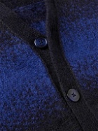 Pop Trading Company - Striped Cotton Cardigan - Blue