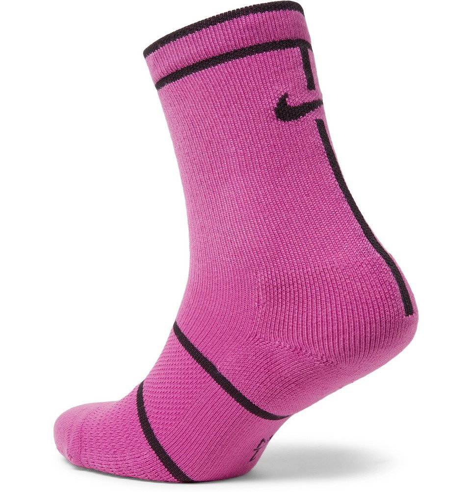 triple medio Izar Nike Tennis - NikeCourt Essentials Cushioned Dri-FIT Tennis Socks - Men - Pink  Nike Tennis