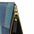 Comme des Garçons Wallet SA8100DP Denim Pocket Wallet in Blue Denim 
