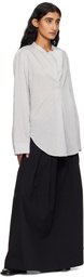 Studio Nicholson Black Ottowa Midi Skirt
