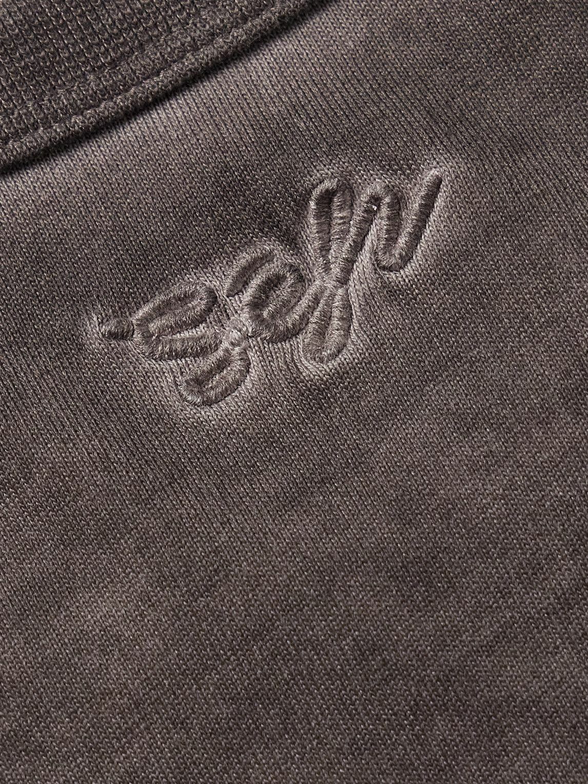 Séfr - Mauro Organic Cotton-Jersey T-Shirt - Brown