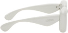 LOEWE Gray Inflated Rectangular Sunglasses