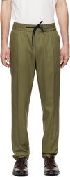 Hugo Khaki Slim-Fit Trousers