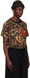 LU'U DAN Black Snake Oversized Concert T-Shirt