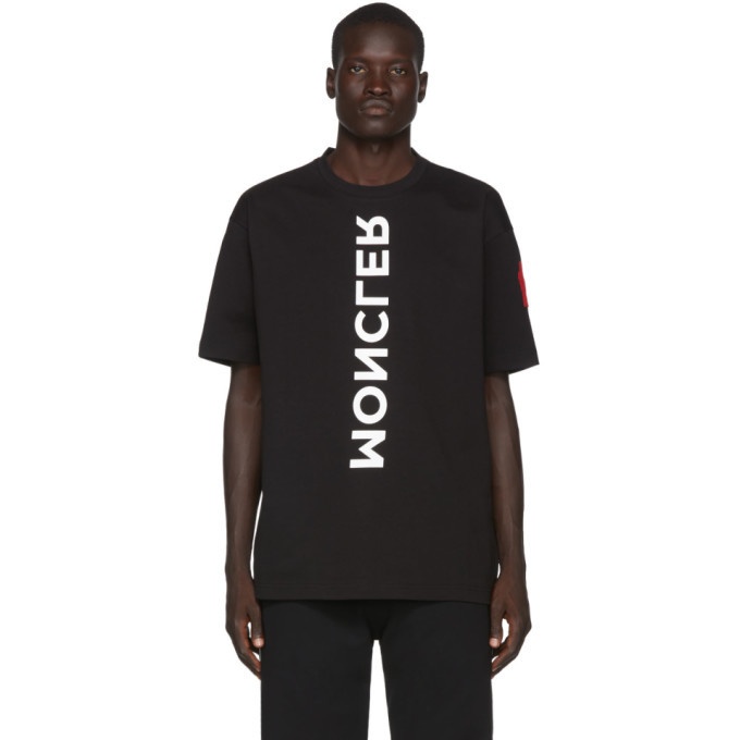 Photo: Moncler Grenoble Black Maglia Logotype T-Shirt