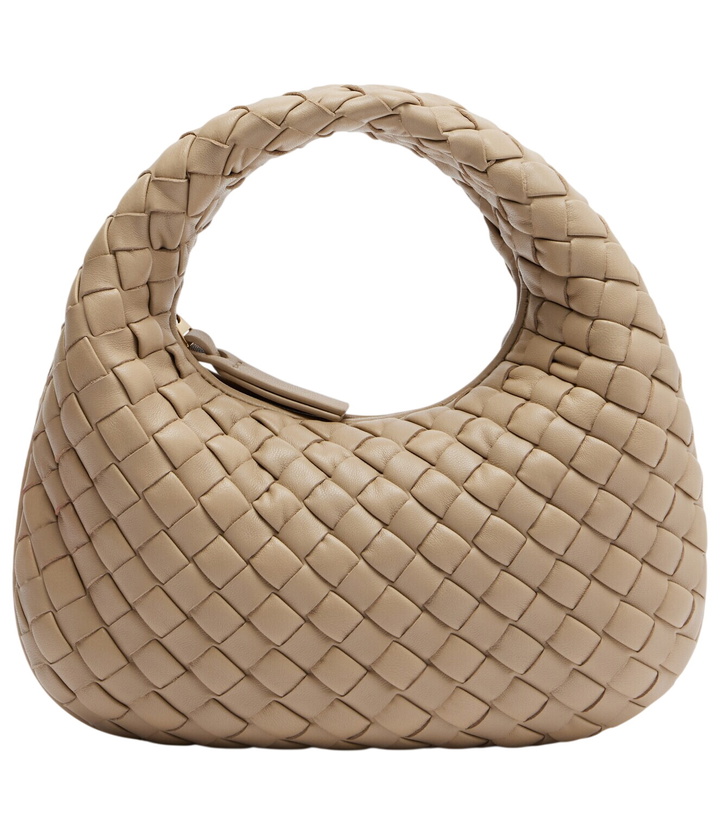Photo: Bottega Veneta Baby Veneta Intrecciato leather top-handle bag