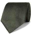 Canali - 8cm Silk-Jacquard Tie - Green