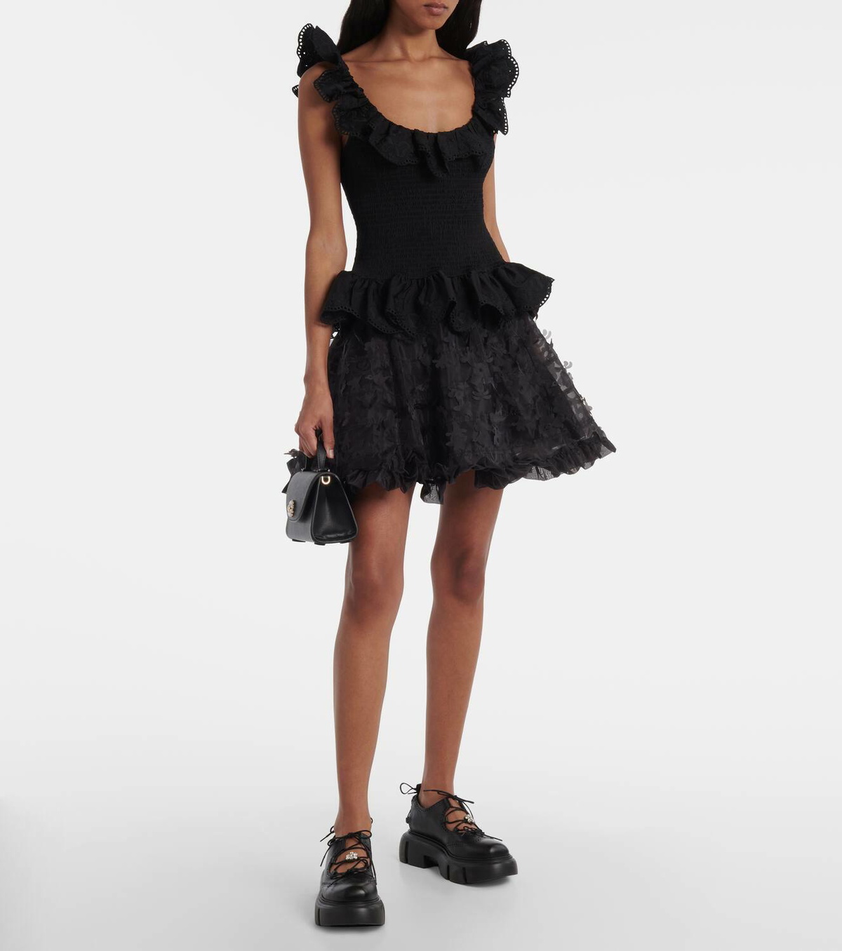 Susan Fang Ruffled miniskirt