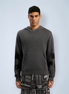 Palm Angels Back Palms Knit Hooded Sweatshirt