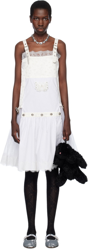 Photo: Chopova Lowena White Nohow Nightie Midi Dress