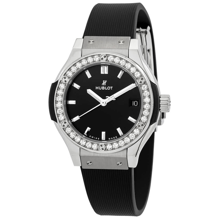 Photo: Hublot Classic Fusion Quartz Diamond Watch 581.NX.1470.RX.1104